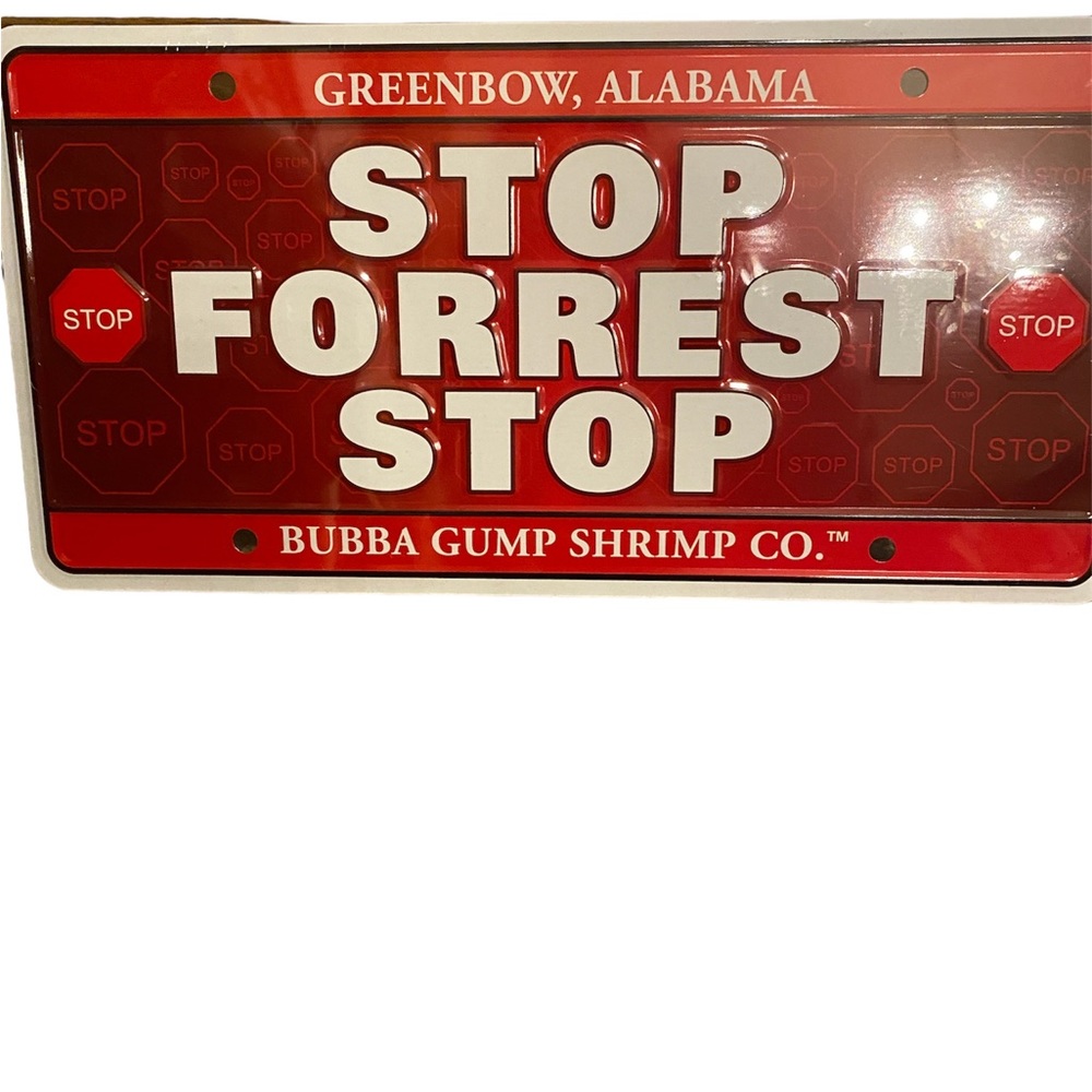 Bubba Gump Shrimp Co. License Plate